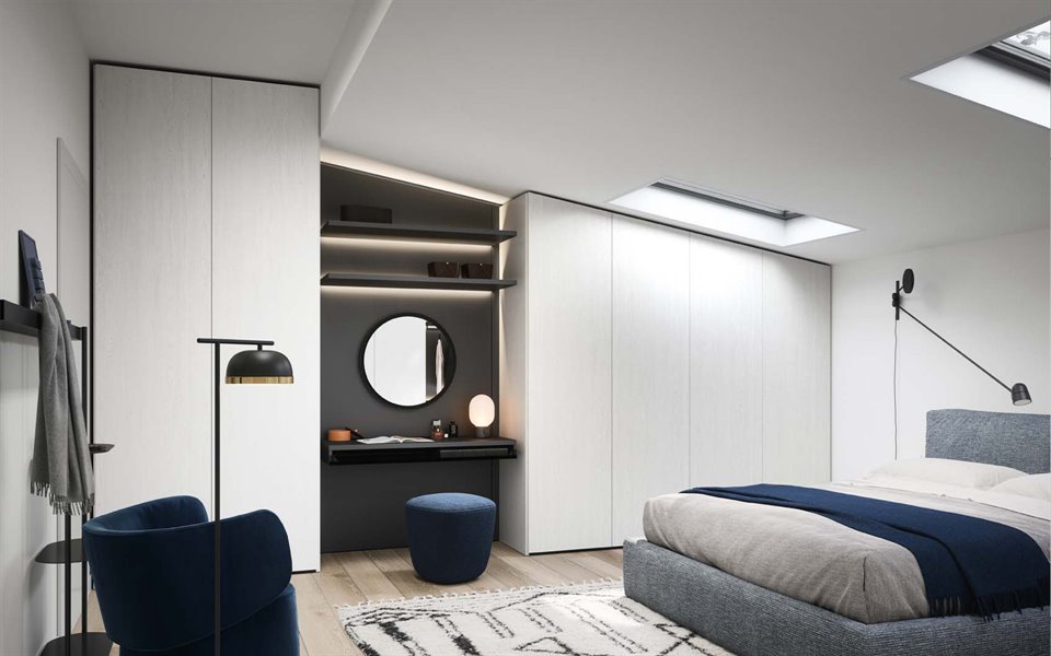 Kledingkast Alfa Schuinekast BedHabits